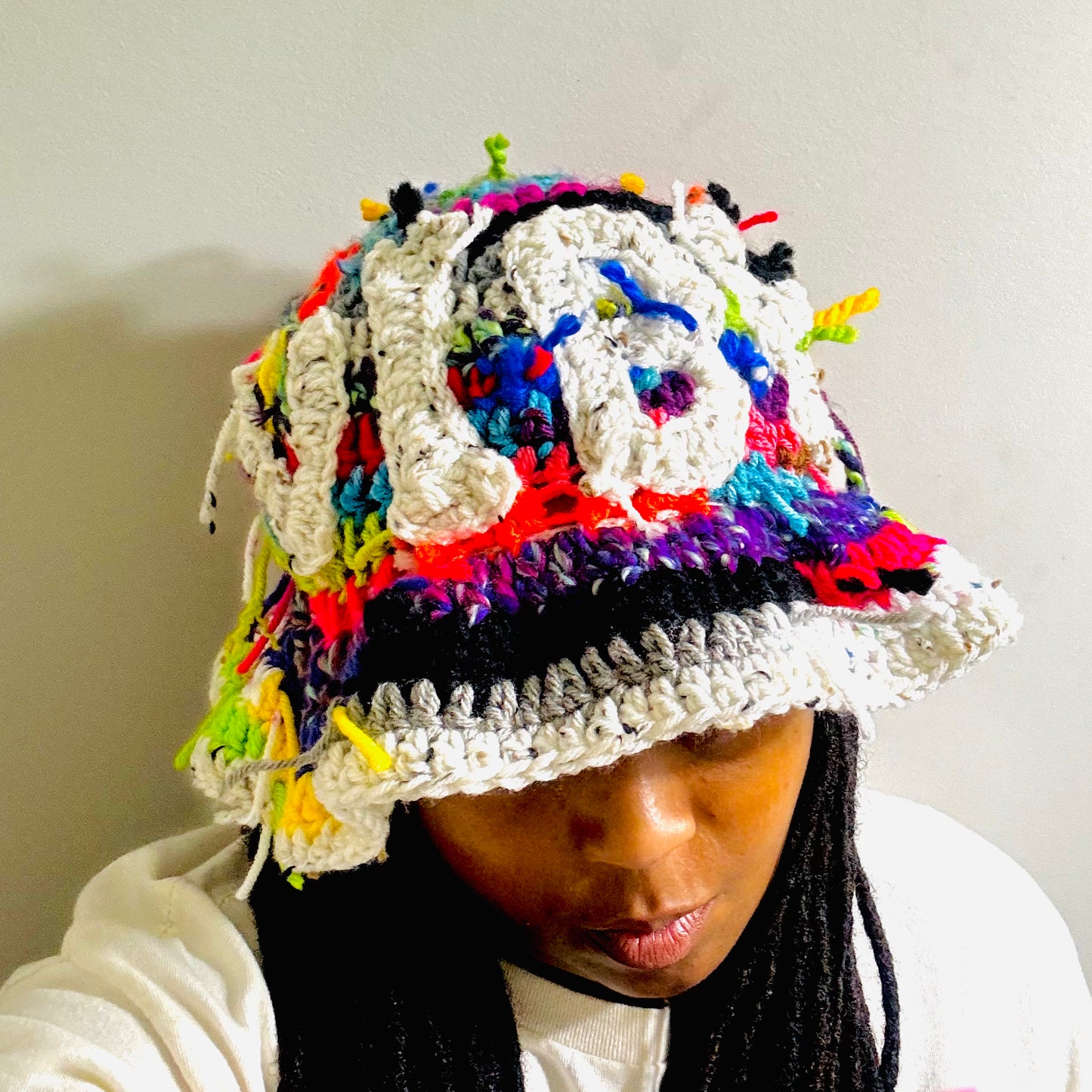 Scrap Crochet VIBE Bucket Hat