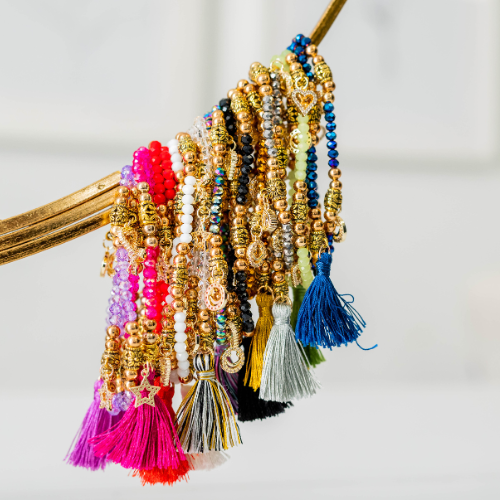 NEW Stackable Charm Fashion Bracelets – Pick Your Colors for a Stylish Vibe!