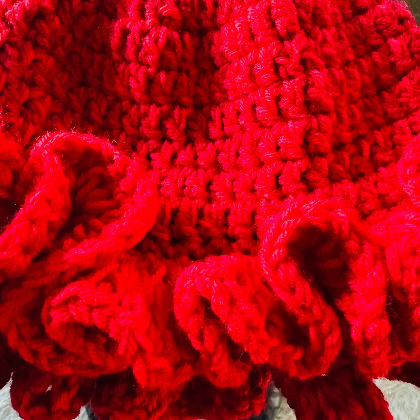 Handmade Ruffle Crochet Hat