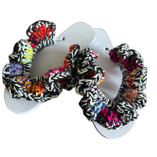 Ruffle Crochet Flip Flops  - Limited Edition